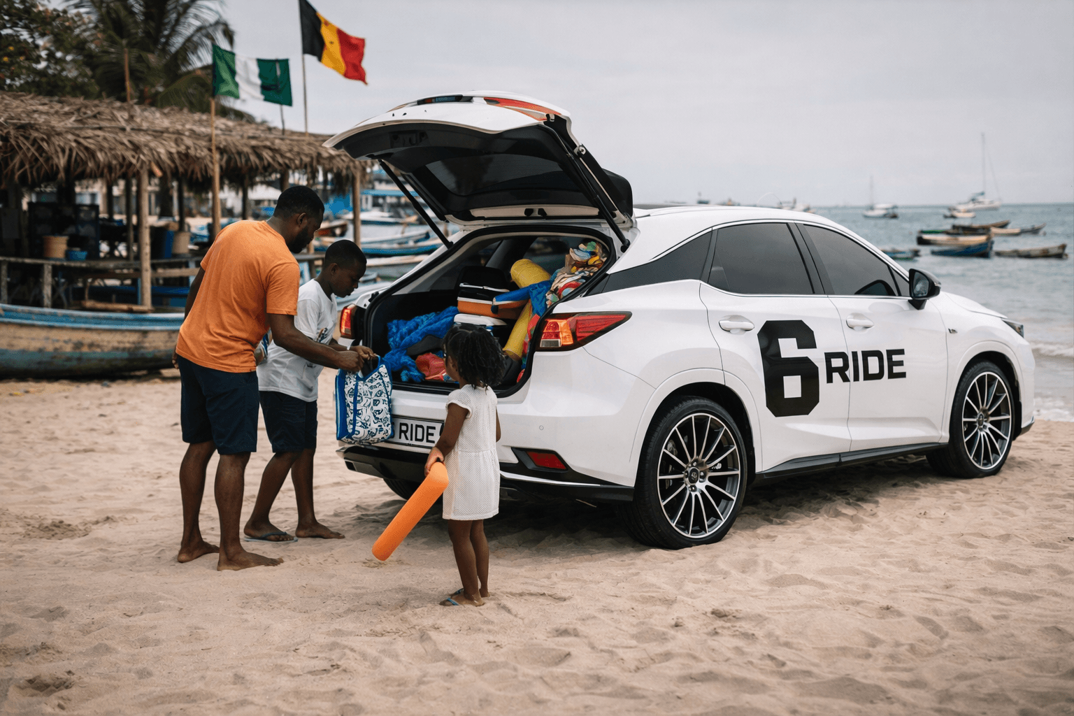 6ride family beach lifestyle transport